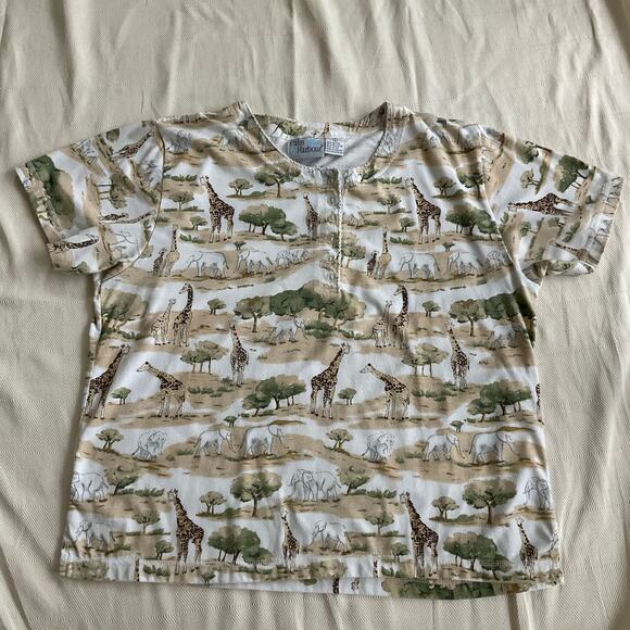 Vintage Palm Harbour Safari Shirt Top - Picture 4 of 6